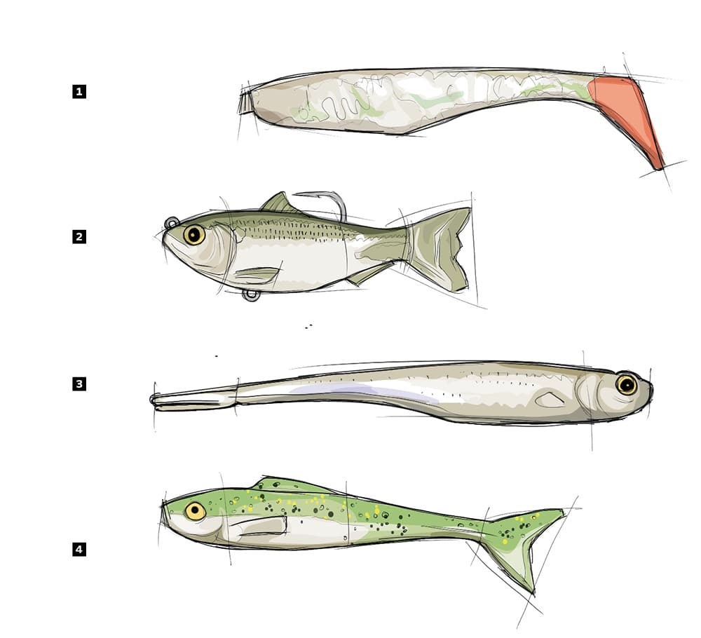 Baitfish imitating lures