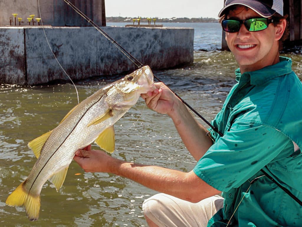 FIRE STARTER: Skittish species, like snook and tarpon, are still often attracted to the sound and splash of a popping cork.
