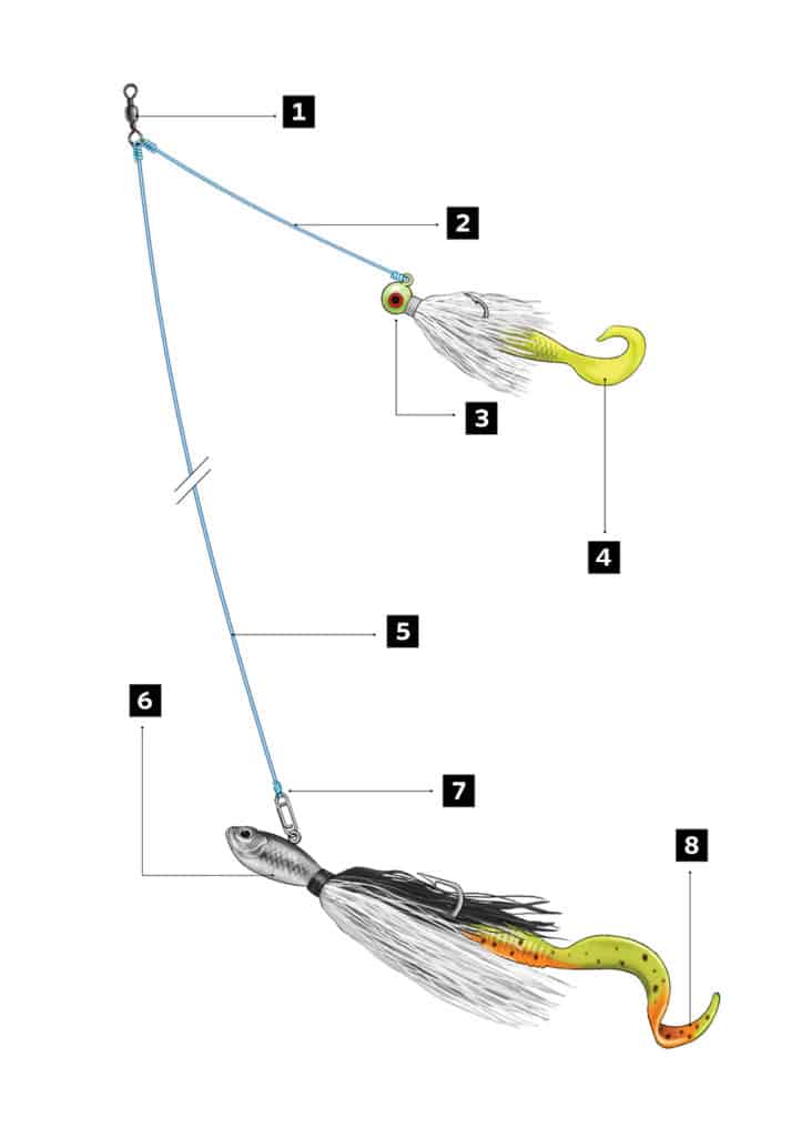 Bucktail Rig for Fluke and Flounder