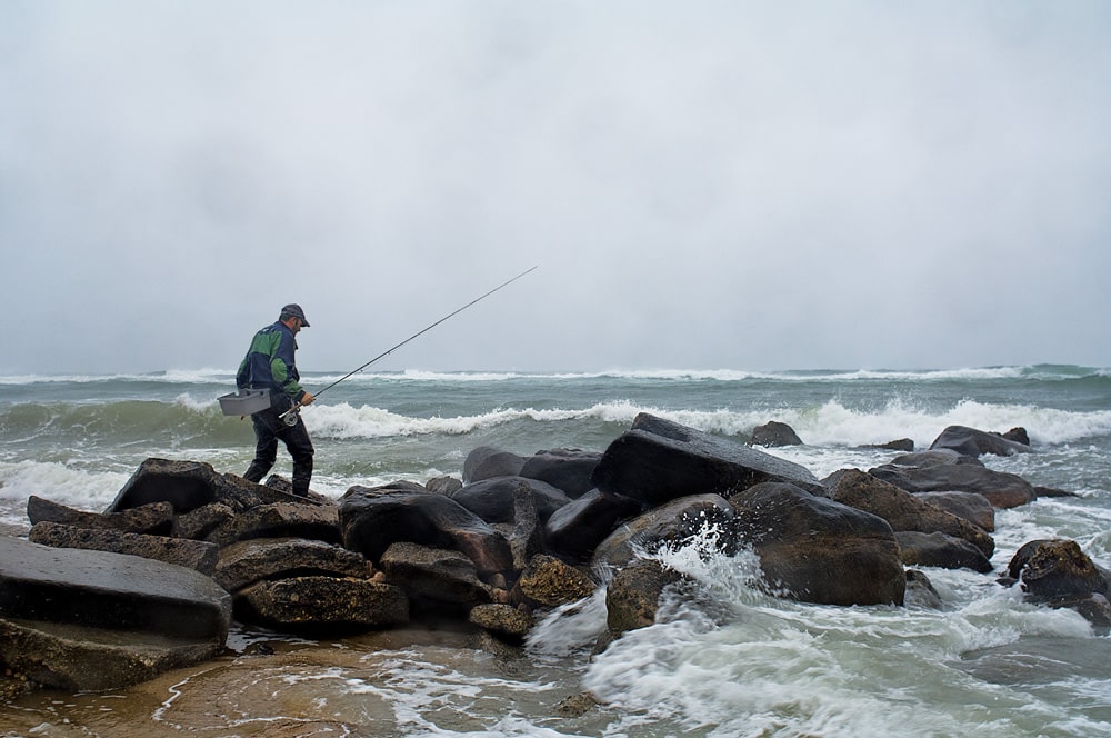 Fly Fishing in the Surf