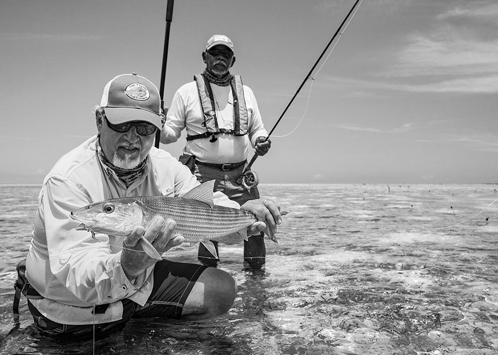 Bonefish abound in the Berry Islands