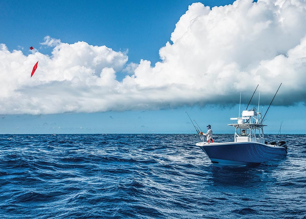 Deploying fishing kites