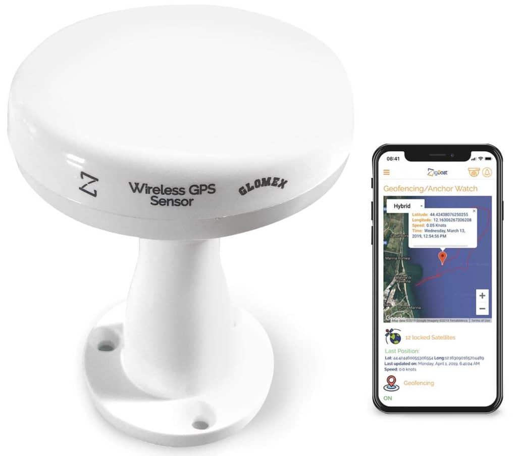 Glomex GPS tracking antenna using ZigBee technology