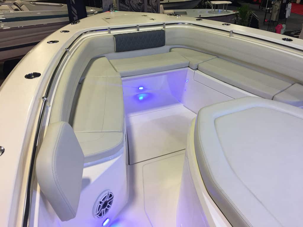 Cobia 350CC bow seating