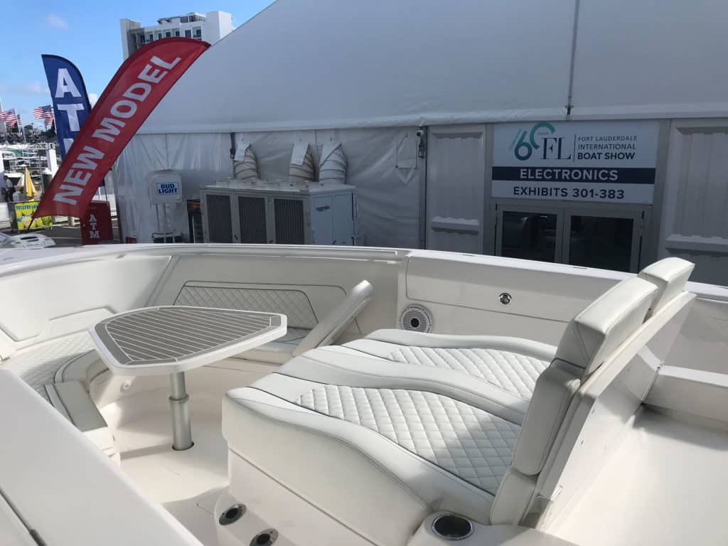 Intrepid 407 Nomad FE bow seating