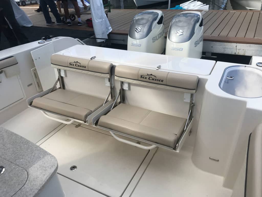 Sea Chaser 35 CC Bluewater Series aft seating