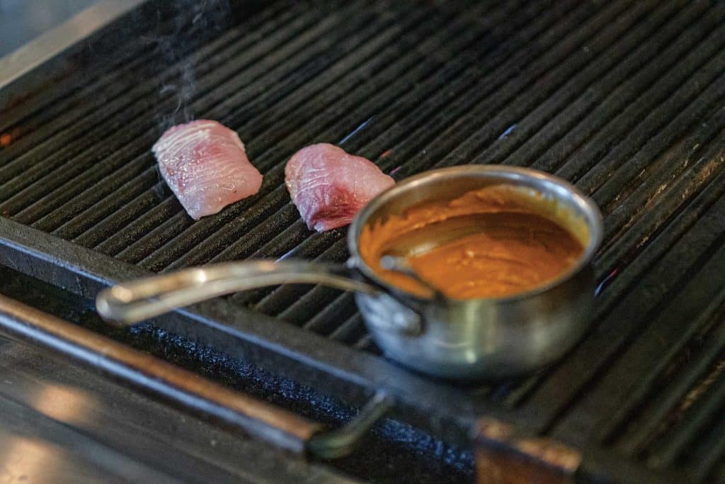 Grilling cobia