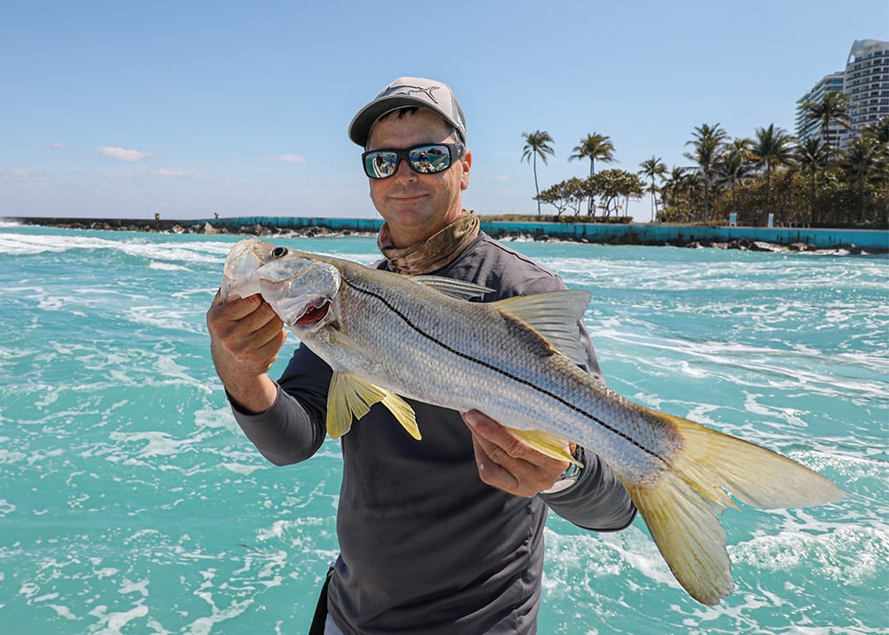 Snook caught along the beach