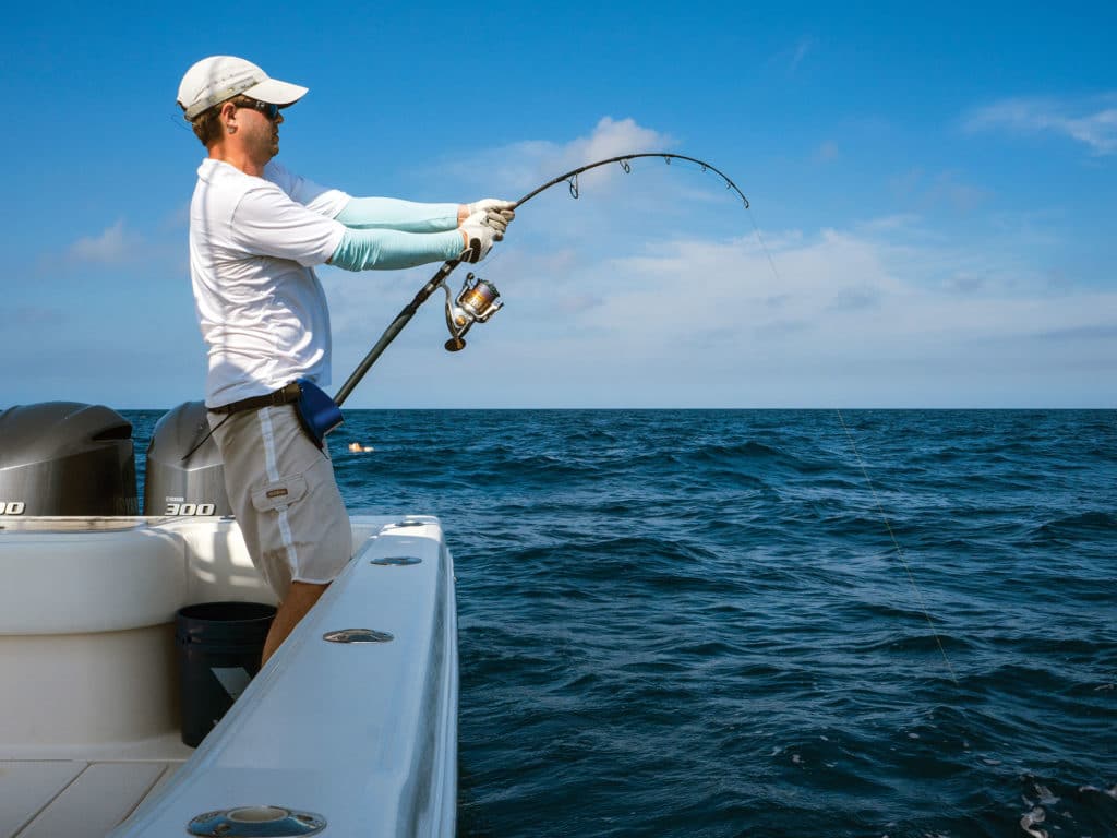 New generation of jigging rods include spinning models short and stout enough for heavy bottom fish.