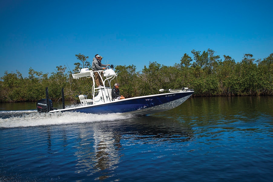 Tower on fishing boat