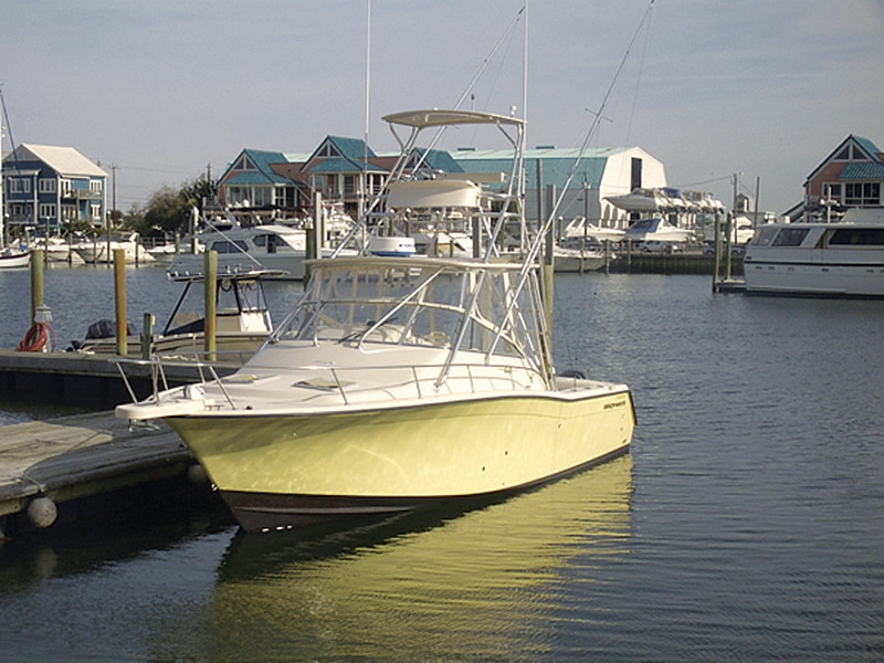 tower on fishing boat