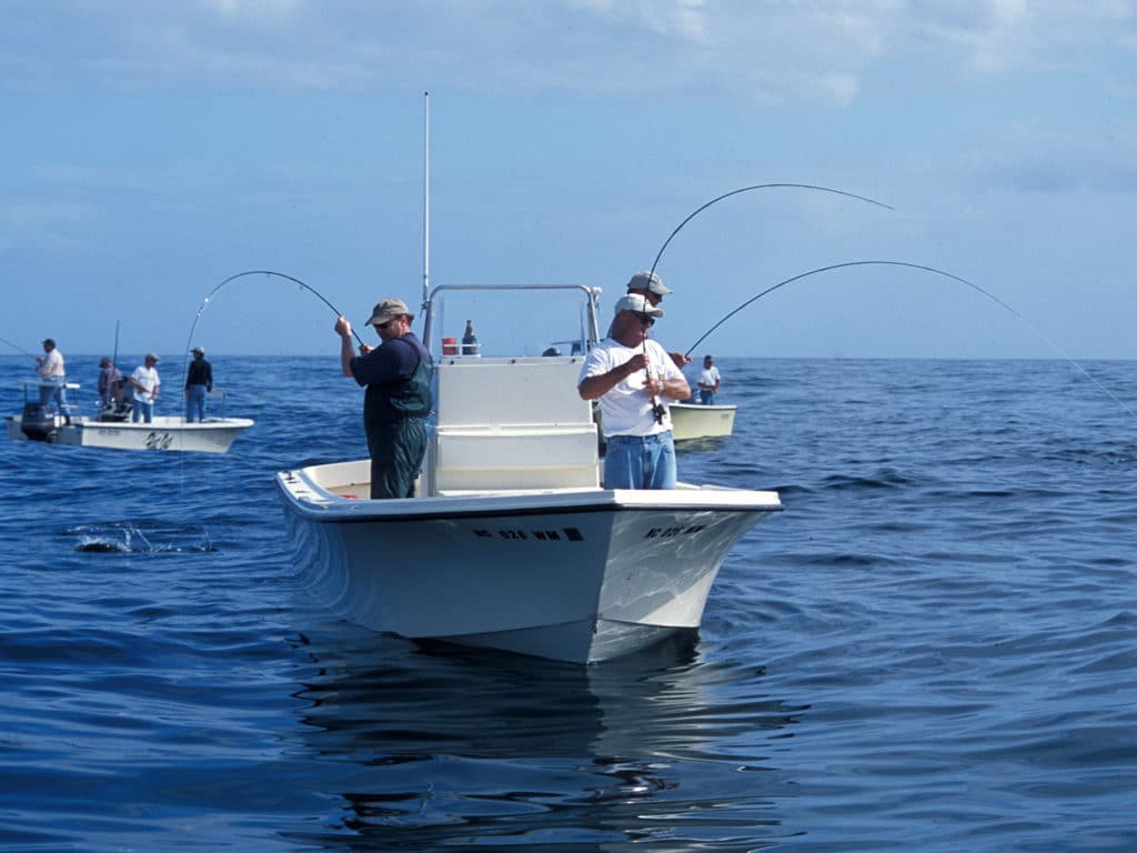 Often anglers get caught up in the frenzy and retrieve too fast, taking the fly away from the fish.