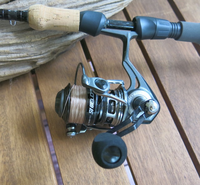 Tsunami Shield spinning reels and Carbon Shield rods