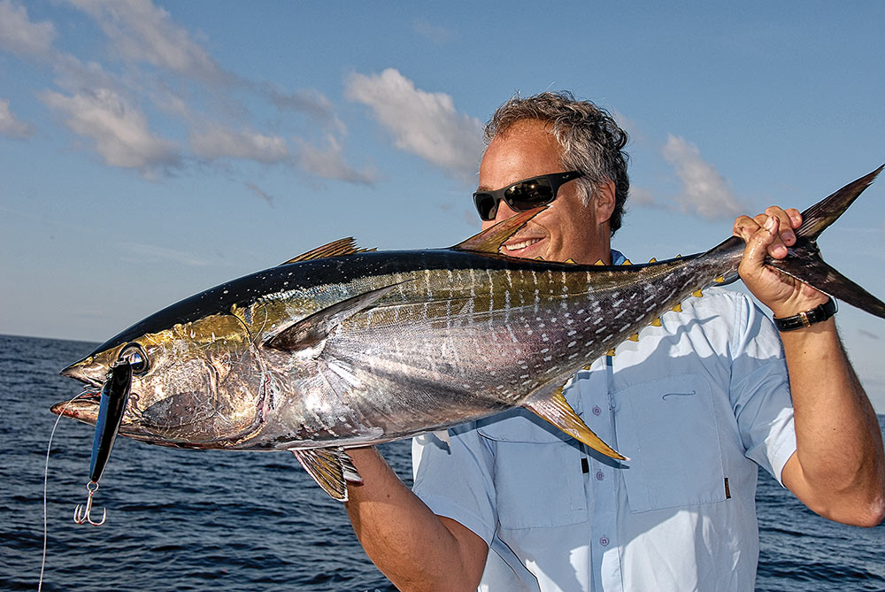 yellowfin tuna caught nearshore
