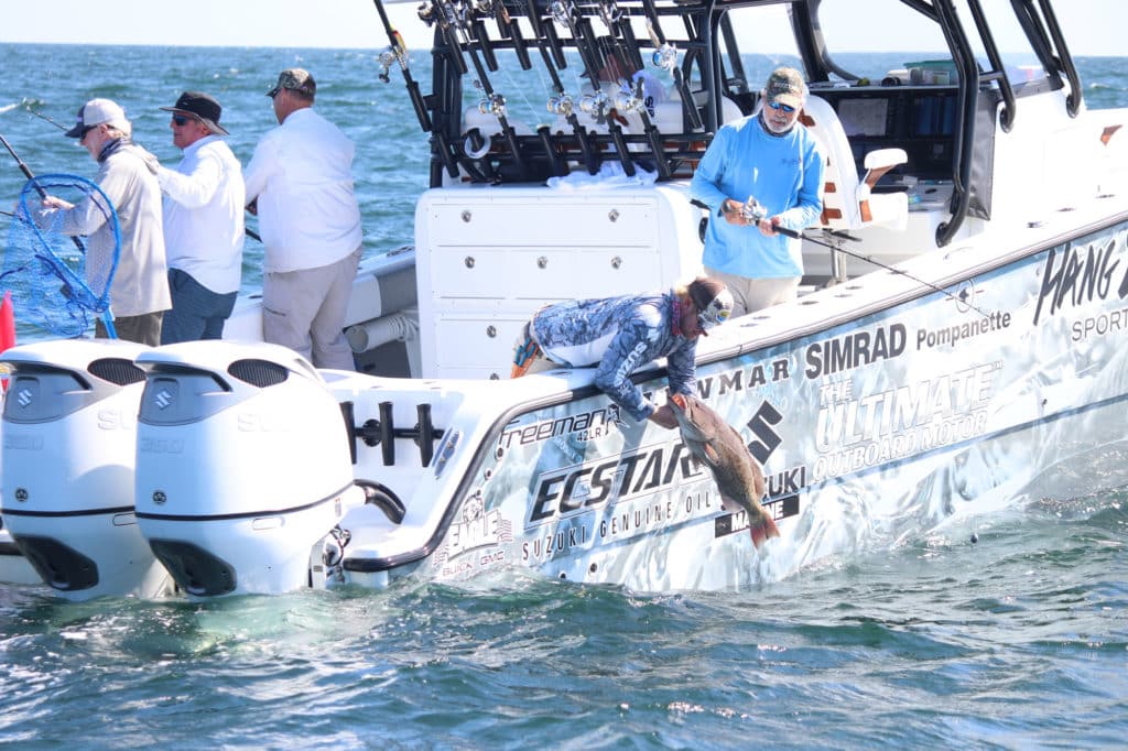 Boating a gag grouper