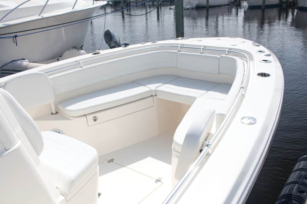 Cobia 262 CC bow seating