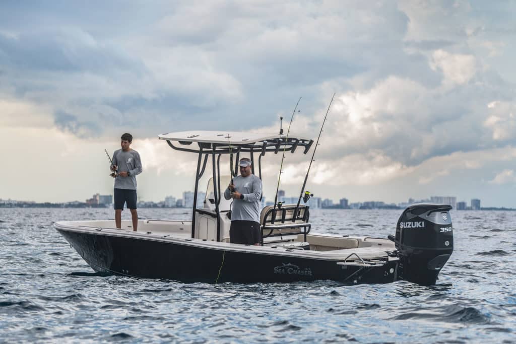 Sea Chaser 26 LX out fishing