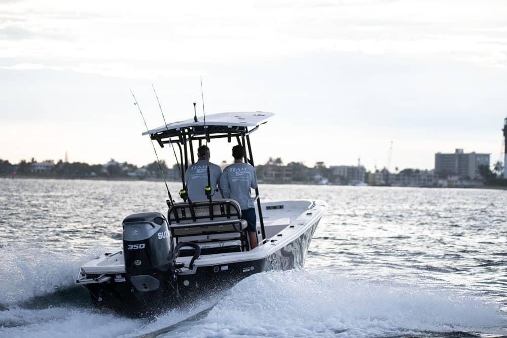 Sea Chaser 26 LX in the bay