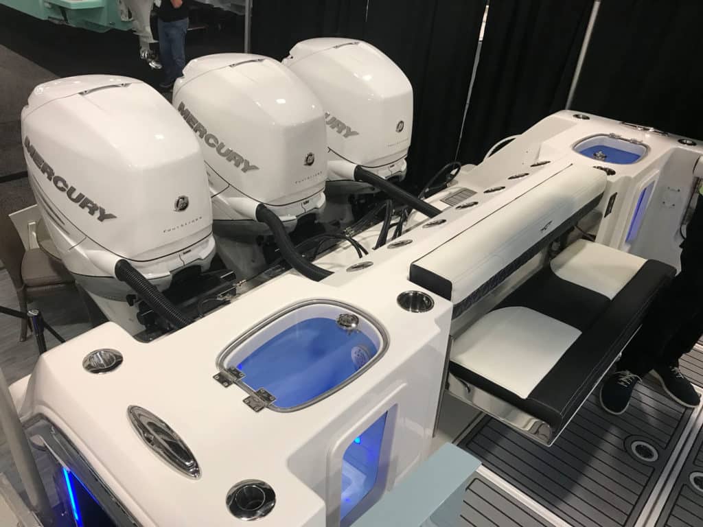 Tidewater 380 CC outboards