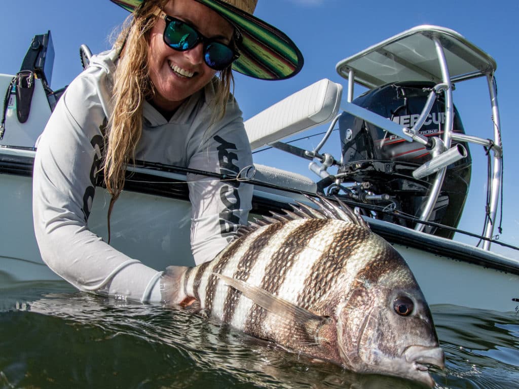 Sheepshead at the boat