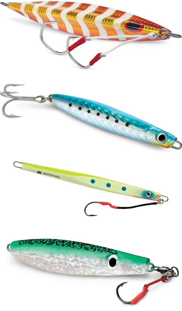 Flutter jigs for fishing