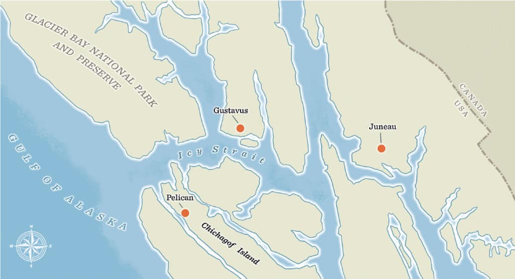 Alaska fishing map