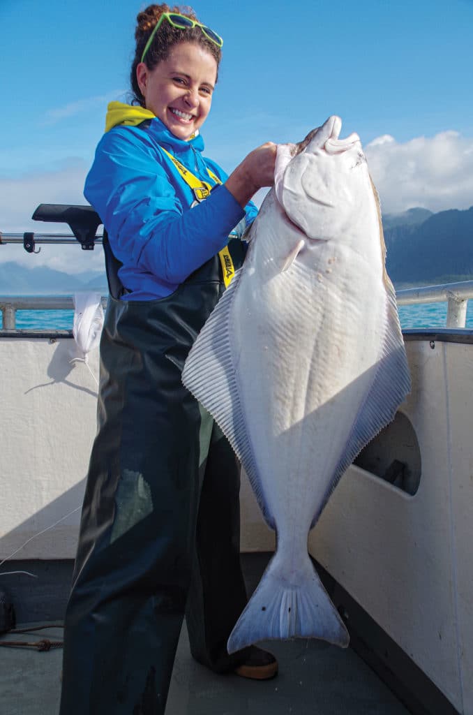 Halibut caught in Alaska