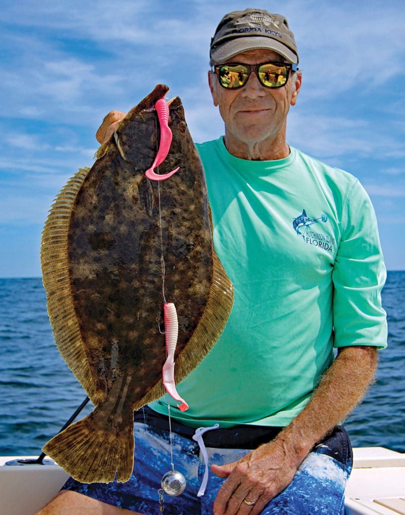 Fluke caught on light tackle