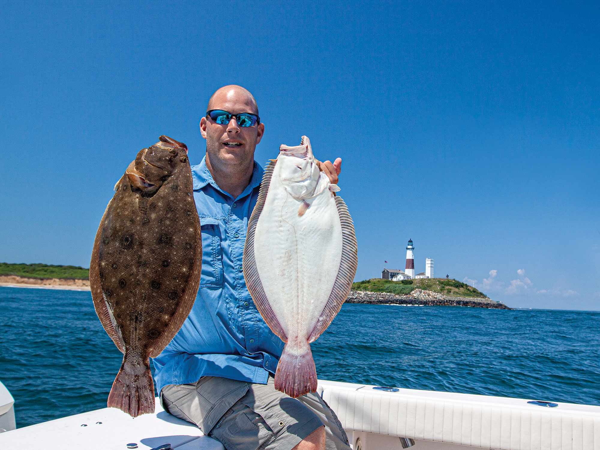 Deepwater, Light-Tackle Fluke Fishing off Montauk