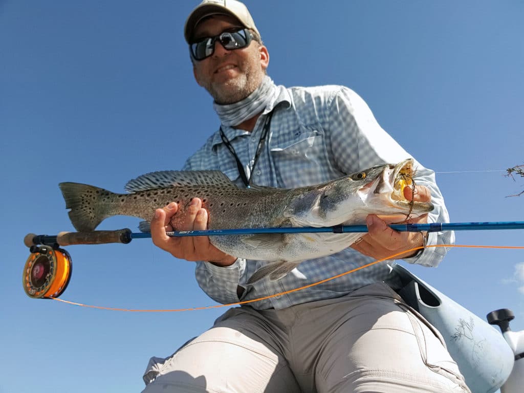 How To Catch Big Seatrout on Fly Fishing Tackle