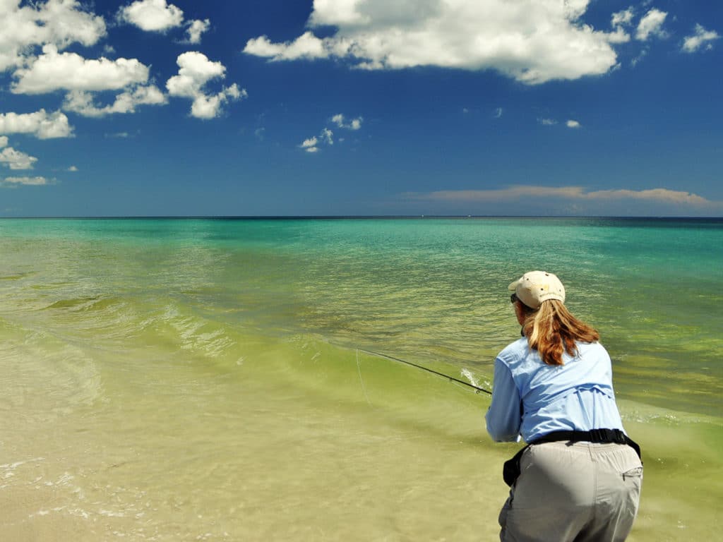 fly fishing in salt water