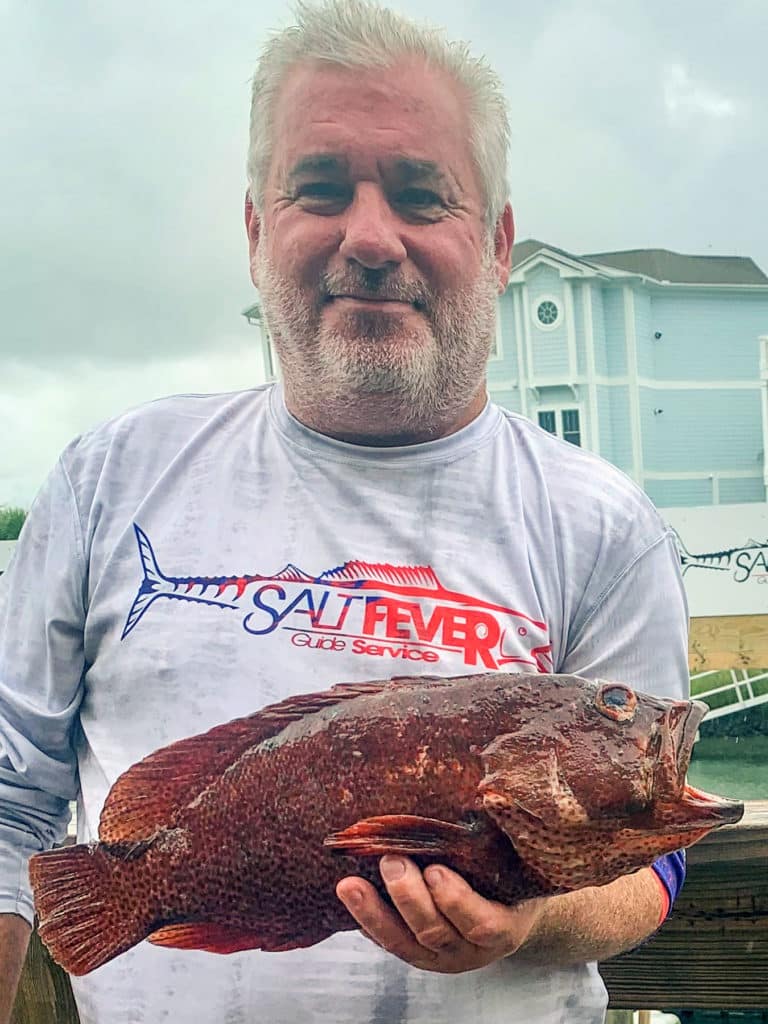 North Carolina state record graysby grouper