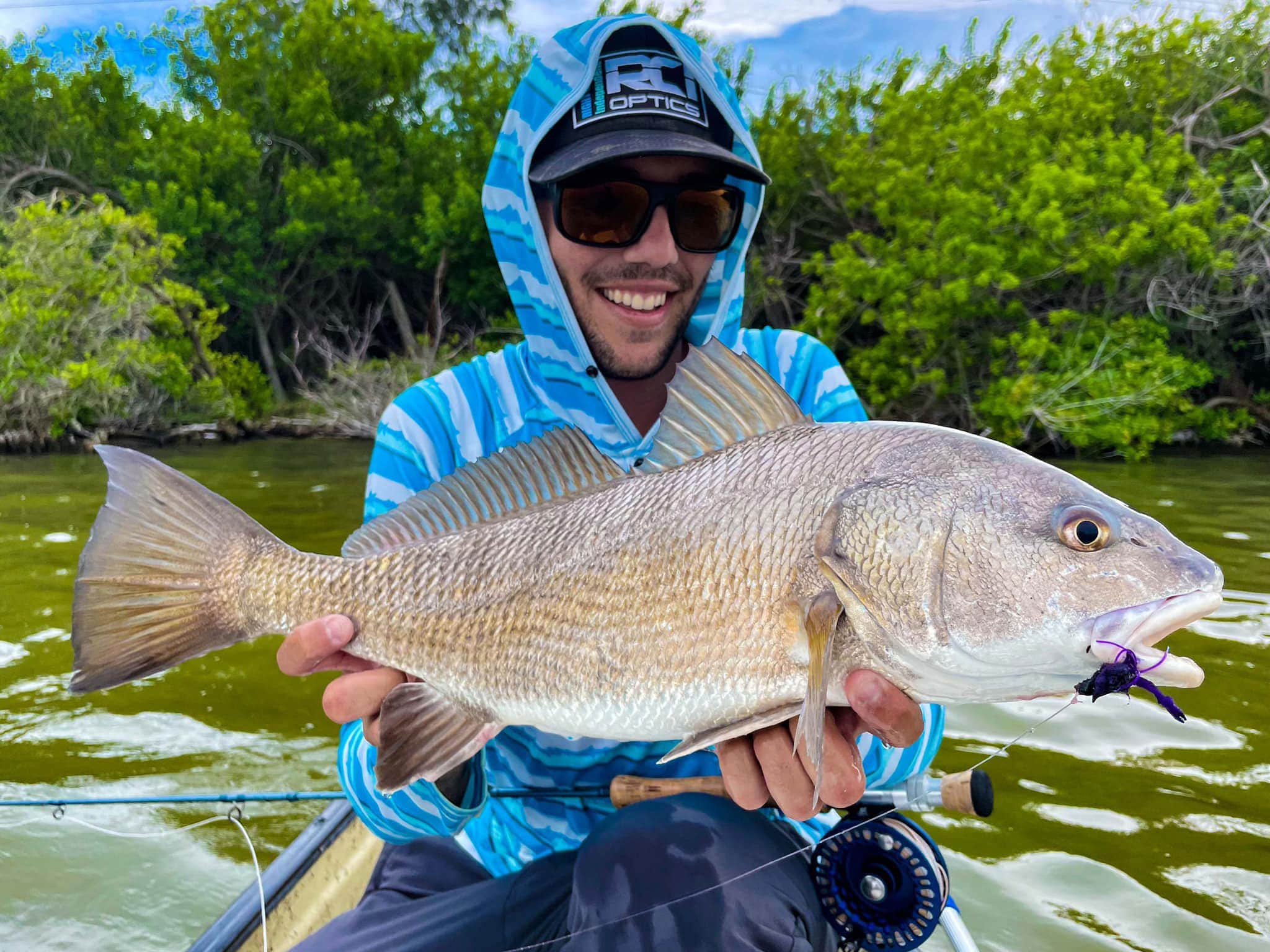 Rare Redfish Hybrid Caught in Florida