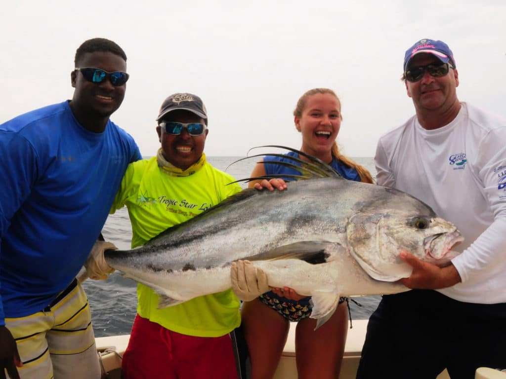 Maya Thompson's record roosterfish