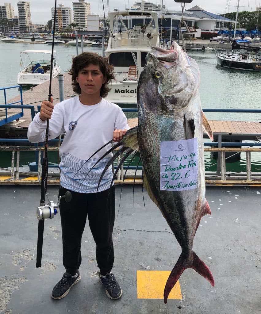 Juan Felipe Adum's record roosterfish