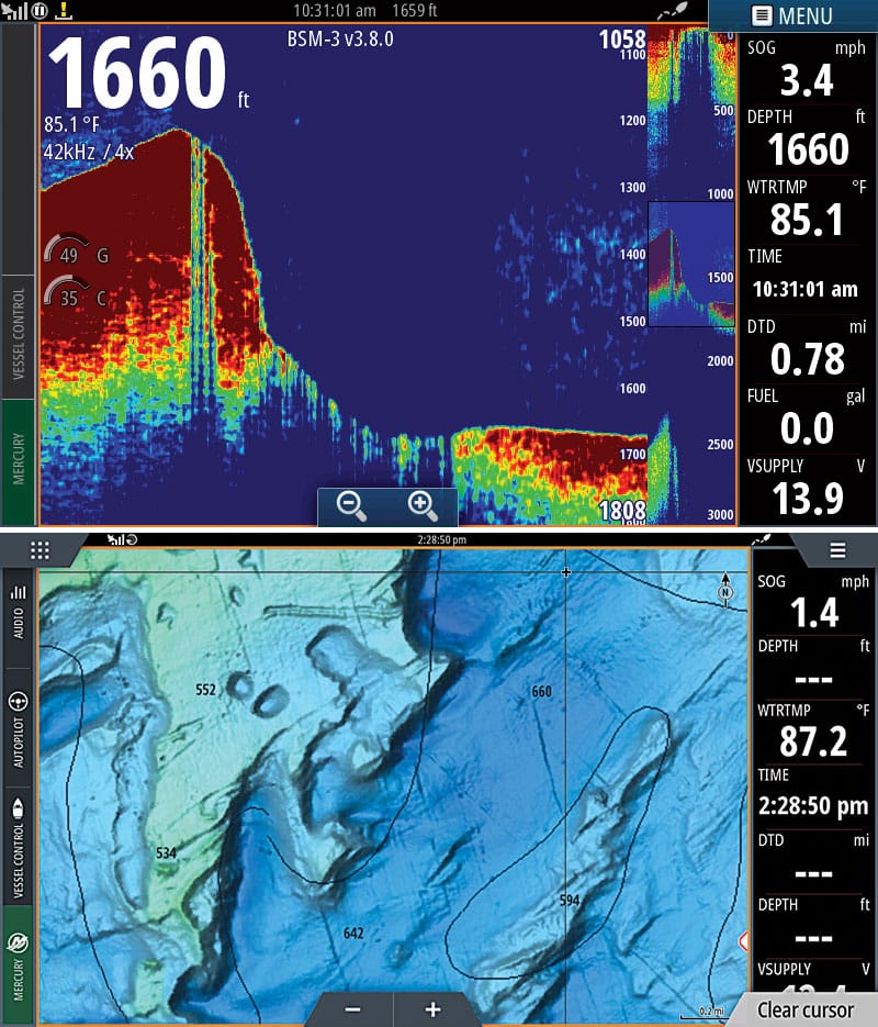 Simrad screens