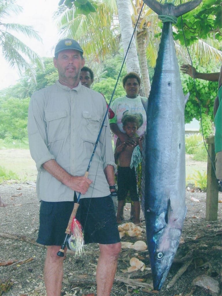 wahoo record fly fishing