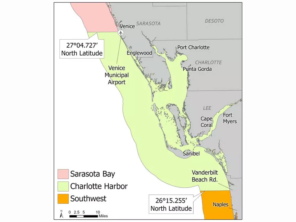 Charlotte Harbor Management Area in Florida