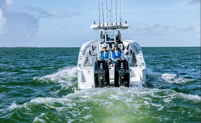 Twin V10 Verados on Boston Whaler