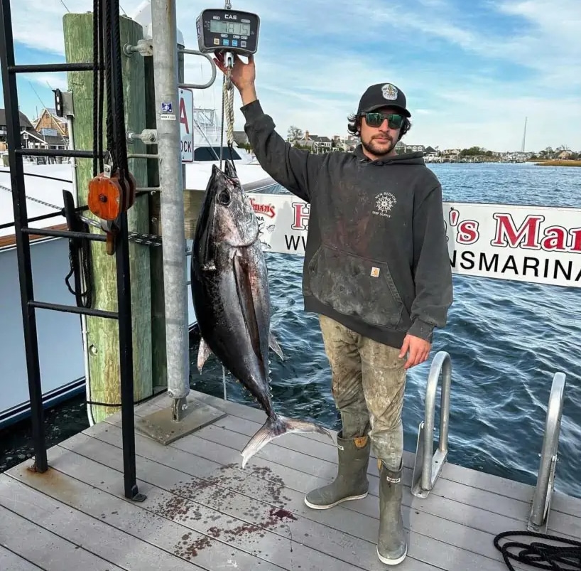 New Jersey record longfin albacore tuna