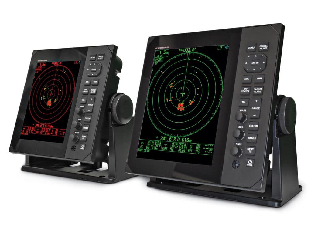 Furuno FR-10 and FR-12 Radar Displays