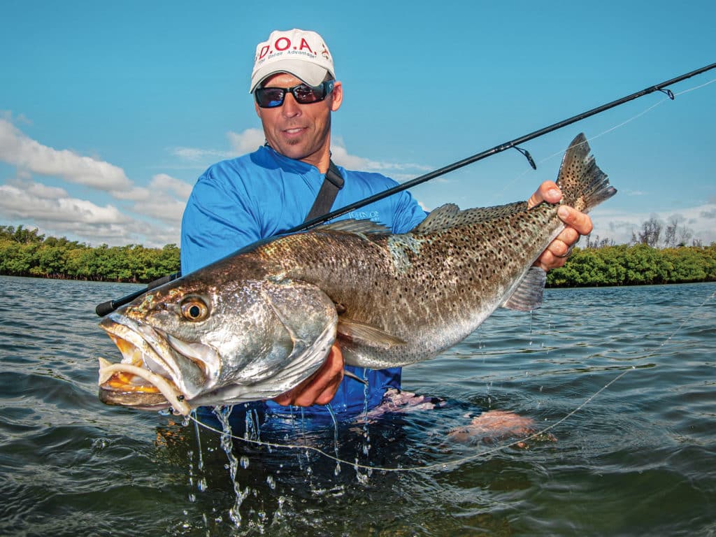 Large trout caught in Texas