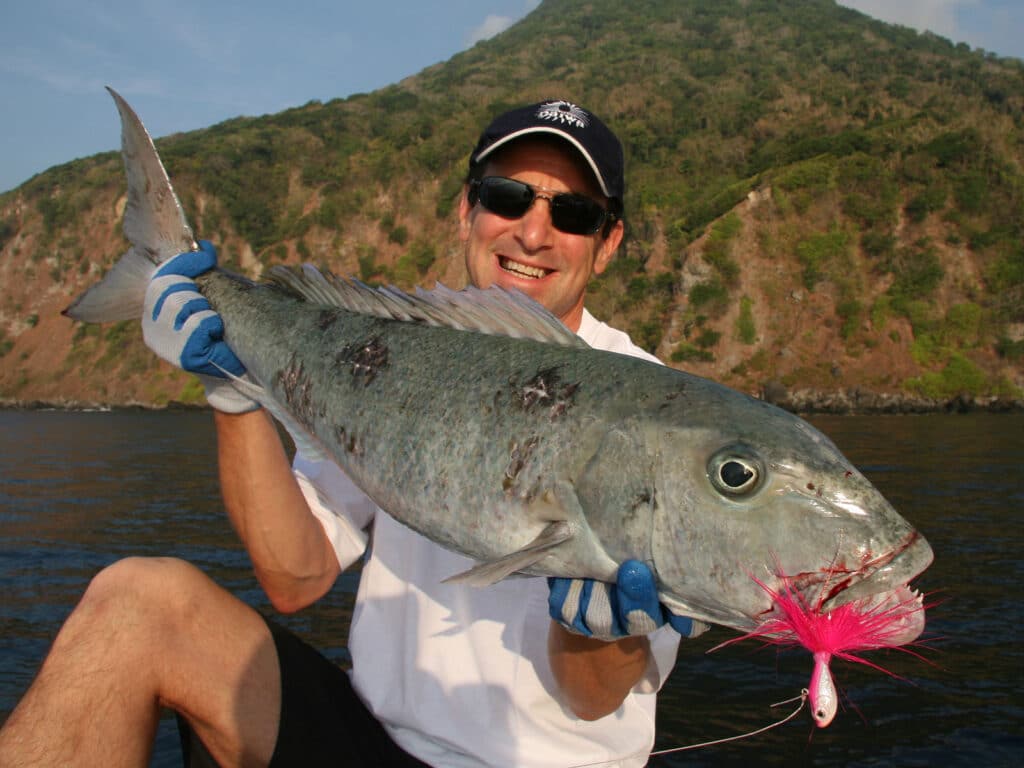 jobfish caught on bucktail