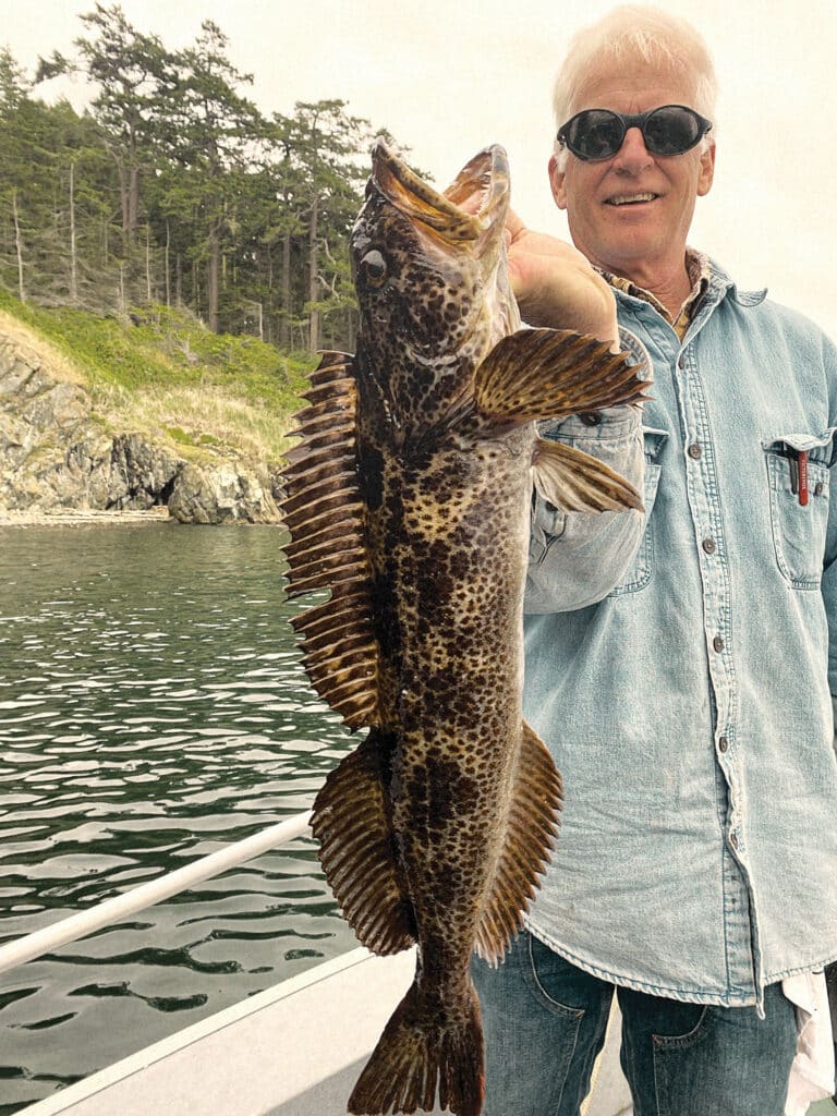 Nice-sized lingcod