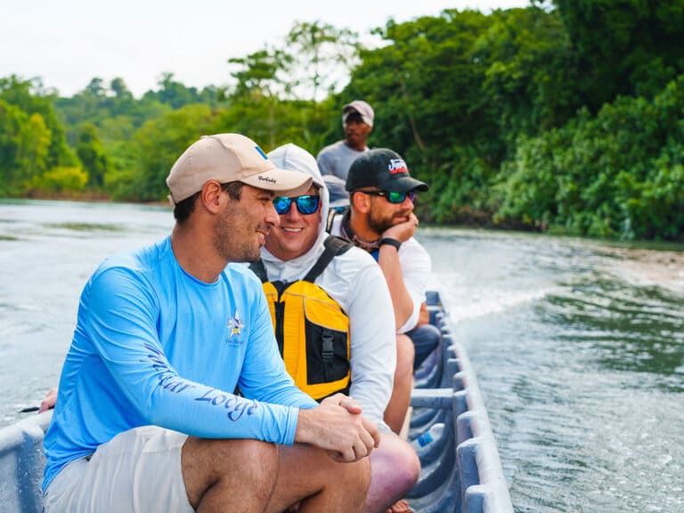 Anglers in a panga