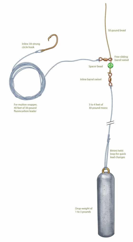 Fast-current bottom rig