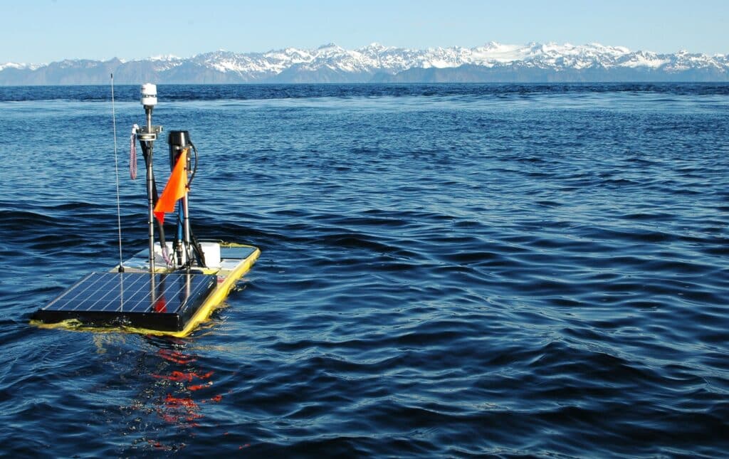 Waveglider uncrewed surface vessel (USV)