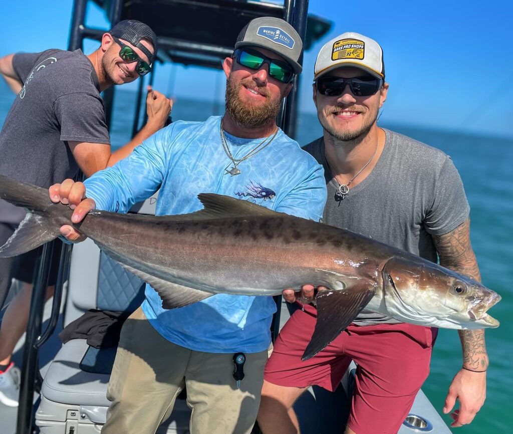 Capt. Chris Argiro with cobia