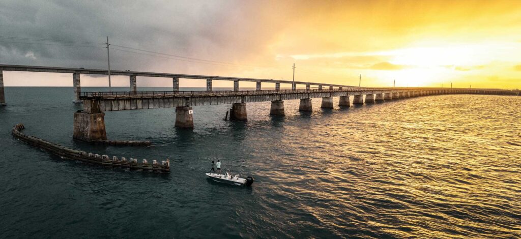 Florida Keys fishing at sunrise