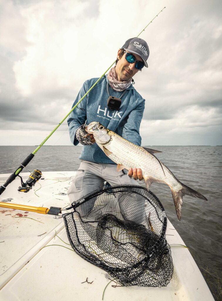 Juvenile tarpon caught in the Keys